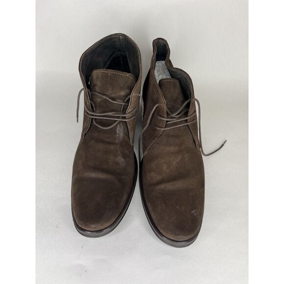 Tomax Brown Suede Leather Lace Up Ankle Chukka Boots Men Sz 10M US/43-44EU main image 4
